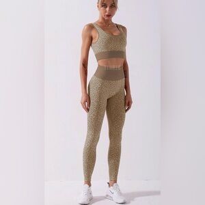 Leopard Print Activewear Set